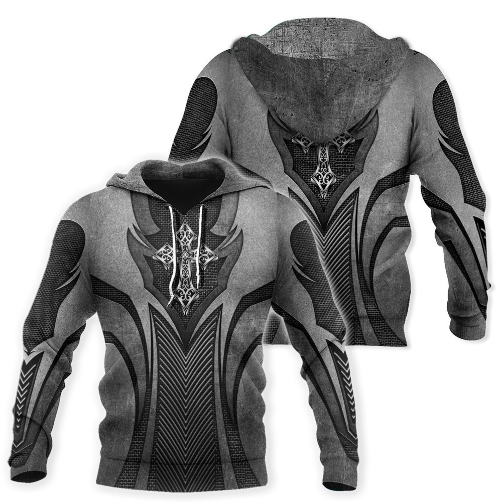 Irish Armor Knight Warrior Chainmail 3D All Over Print Hoodie