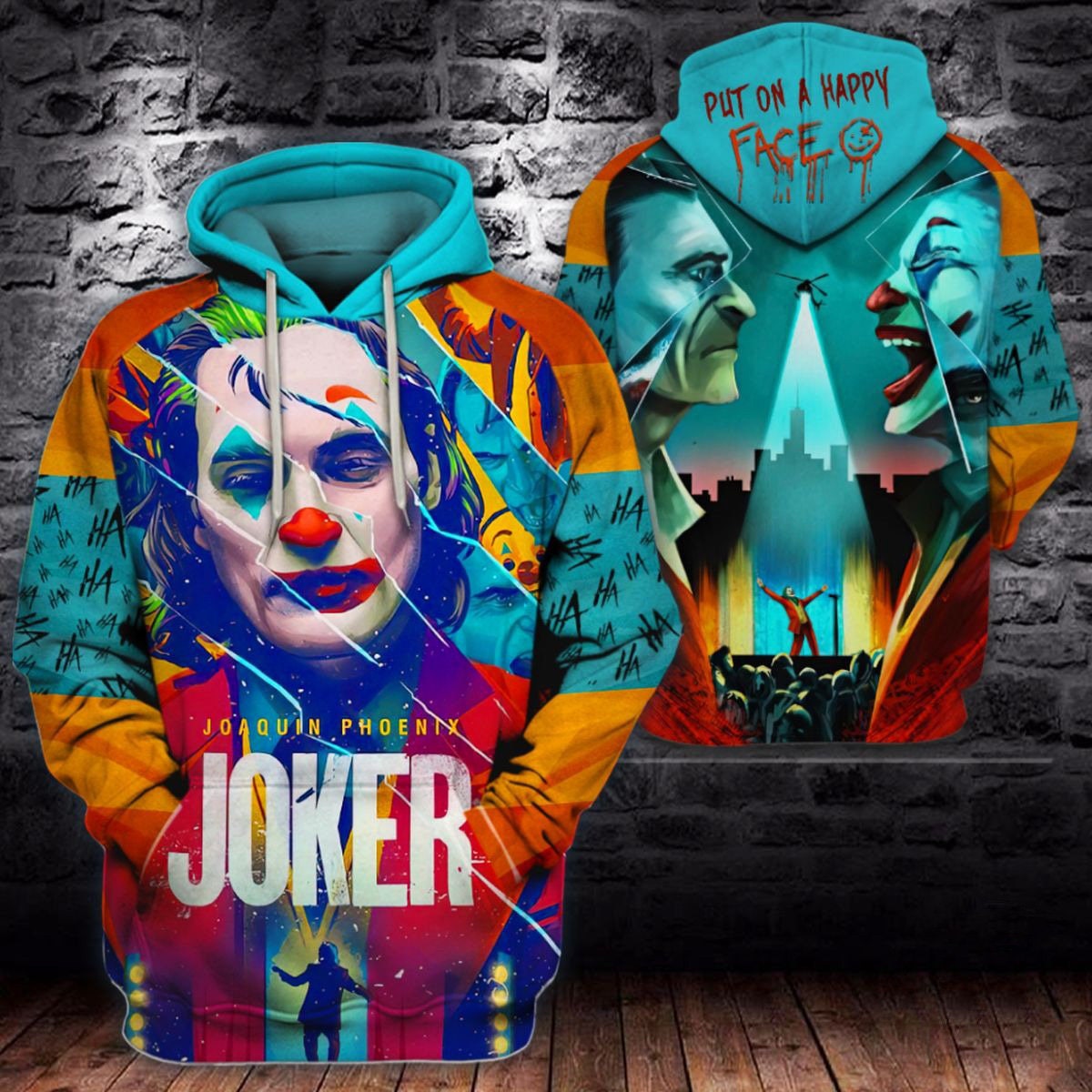 Joaquin Phoenix Joker 3d AOP Unisex Hoodie