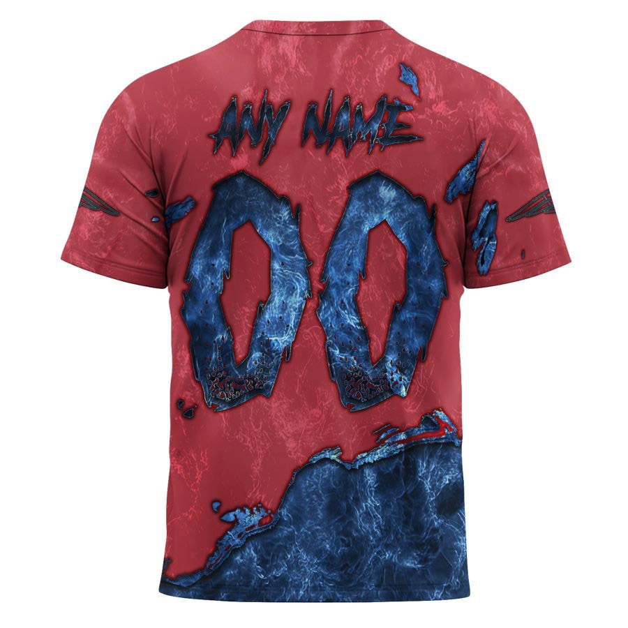 New England Patriots T-shirt 3D devil eyes gift for fans
