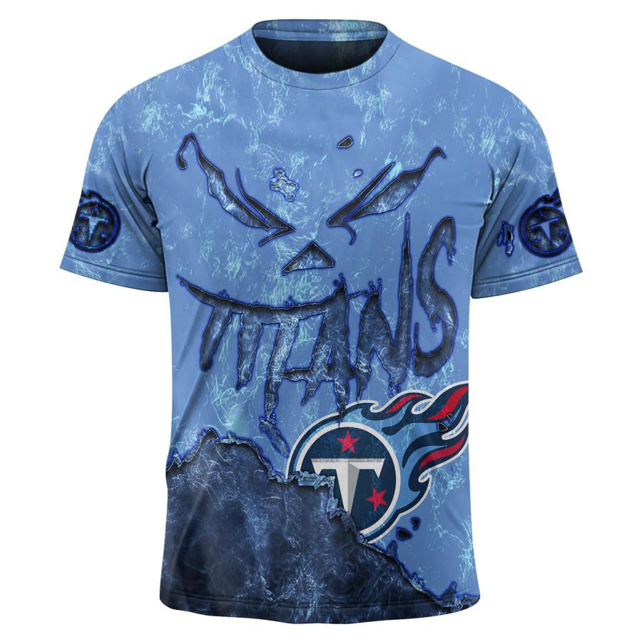 Tennessee Titans T-shirt 3D devil eyes gift for fans