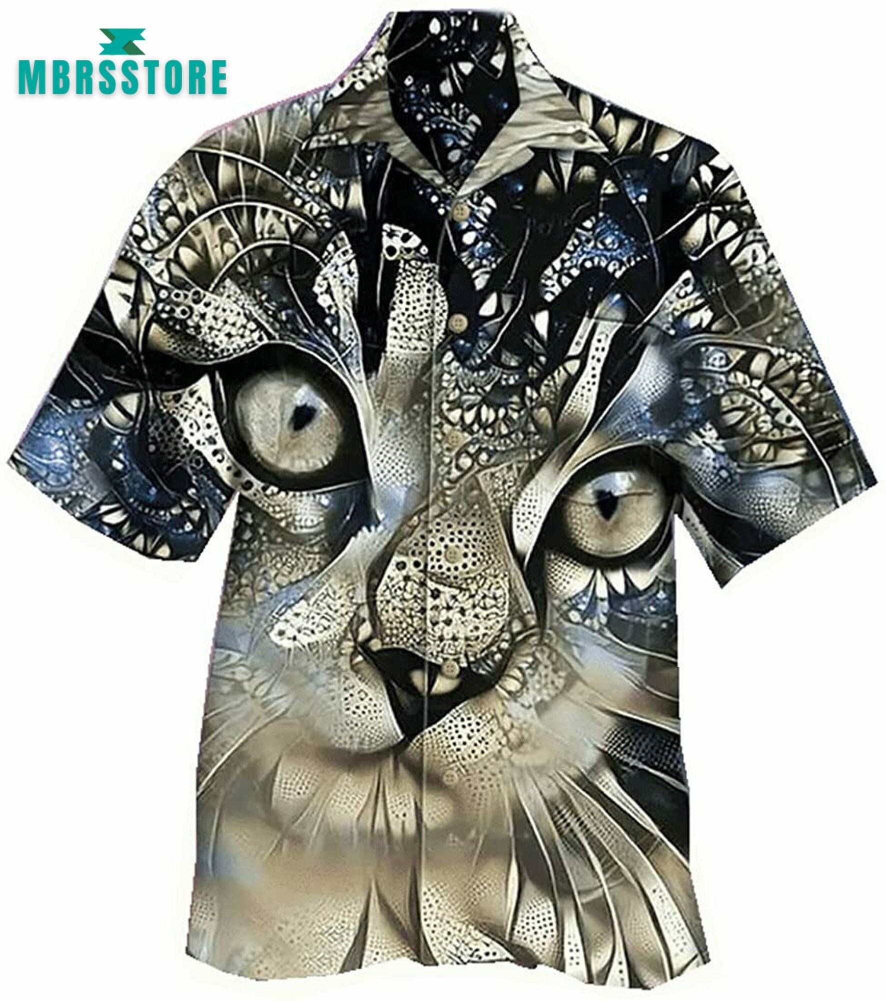 Amazing Cats Pet Summer Beach Summer Tropical Pet Clothing Hawaiian Shirt