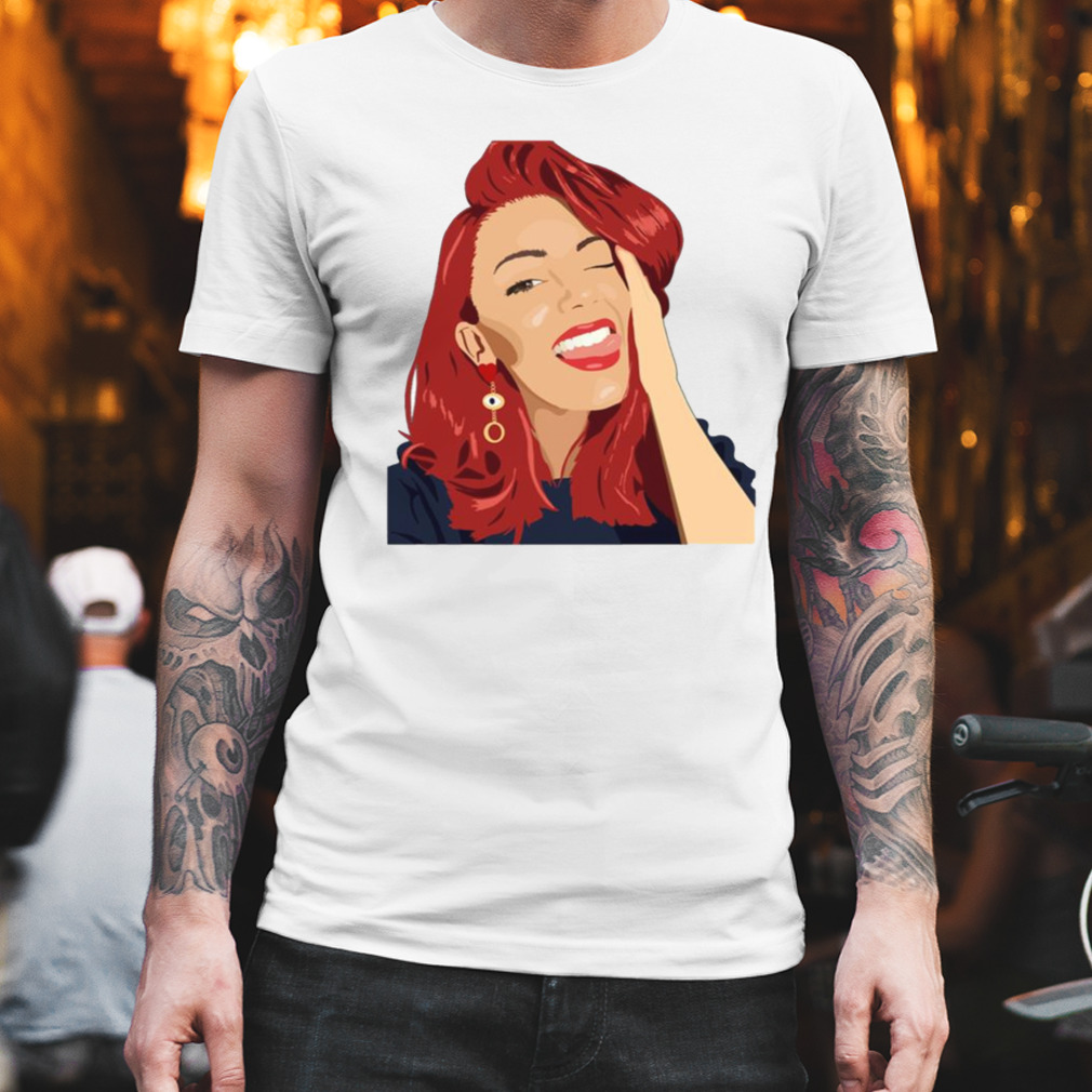 Animated Portrait Dianne Buswell shirt