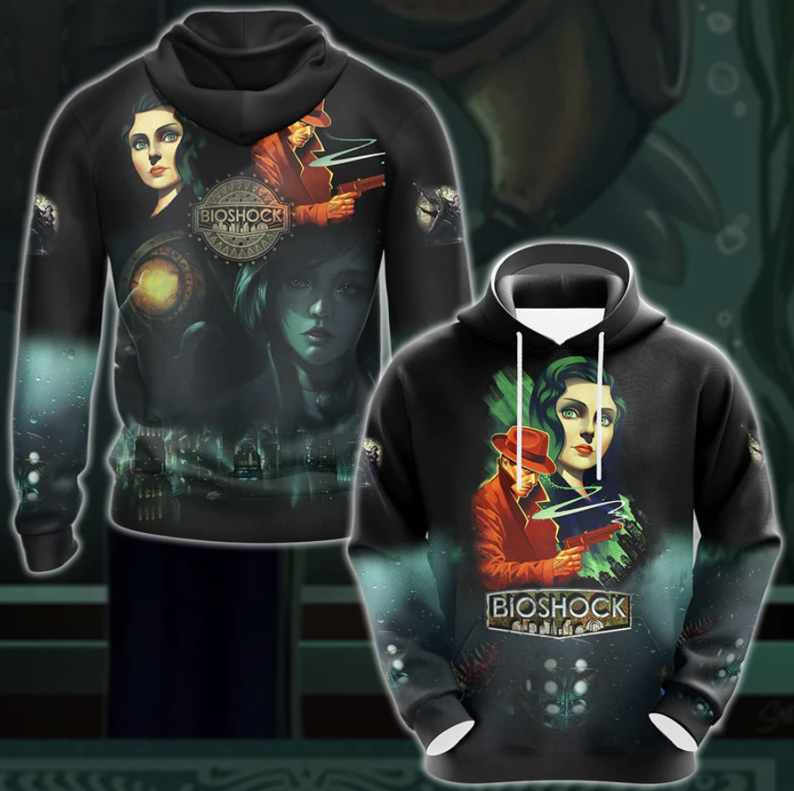 BioShock Video Game 3D Hoodie Shirt