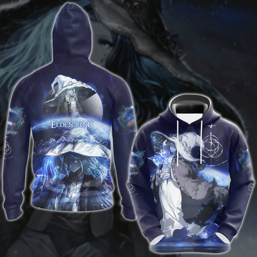 Elden Ring Ranni The Witch Video Game 3D Hoodie Shirt