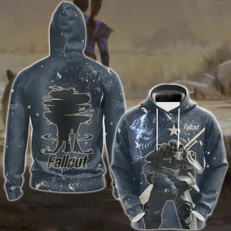 Fallout 4 Video Game 3D Hoodie Shirt