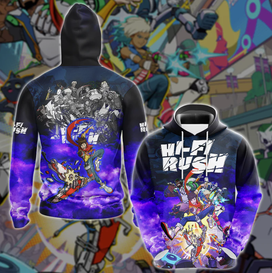 Hi-Fi RUSH Video Game 3D Hoodie Shirt