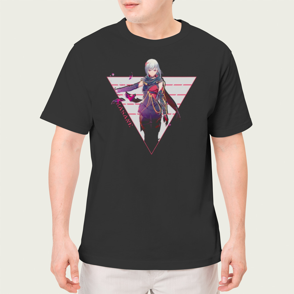Tri Kasane Triangle Design Scarlet Nexus shirt