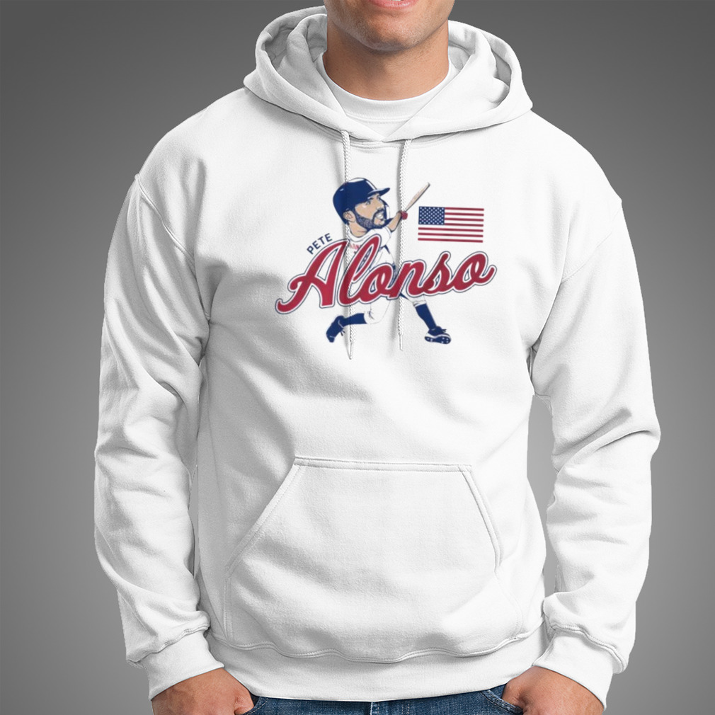 Pete Alonso New York Mets USA Fflag Caricature Shirt - Freedomdesign