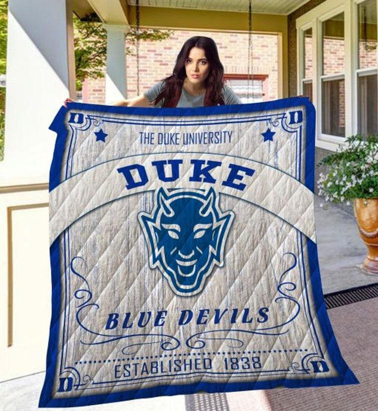 1838 Ncaa Depaul Blue Demons Collection Collection Quilt Blanket