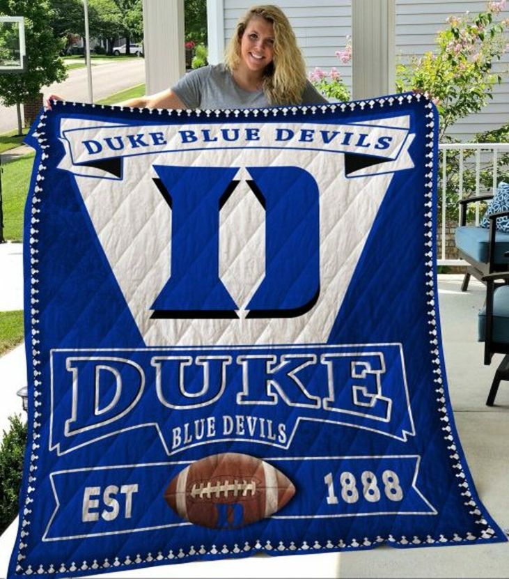 1888 Ncaa Depaul Blue Demons Collection Collected Quilt Blanket