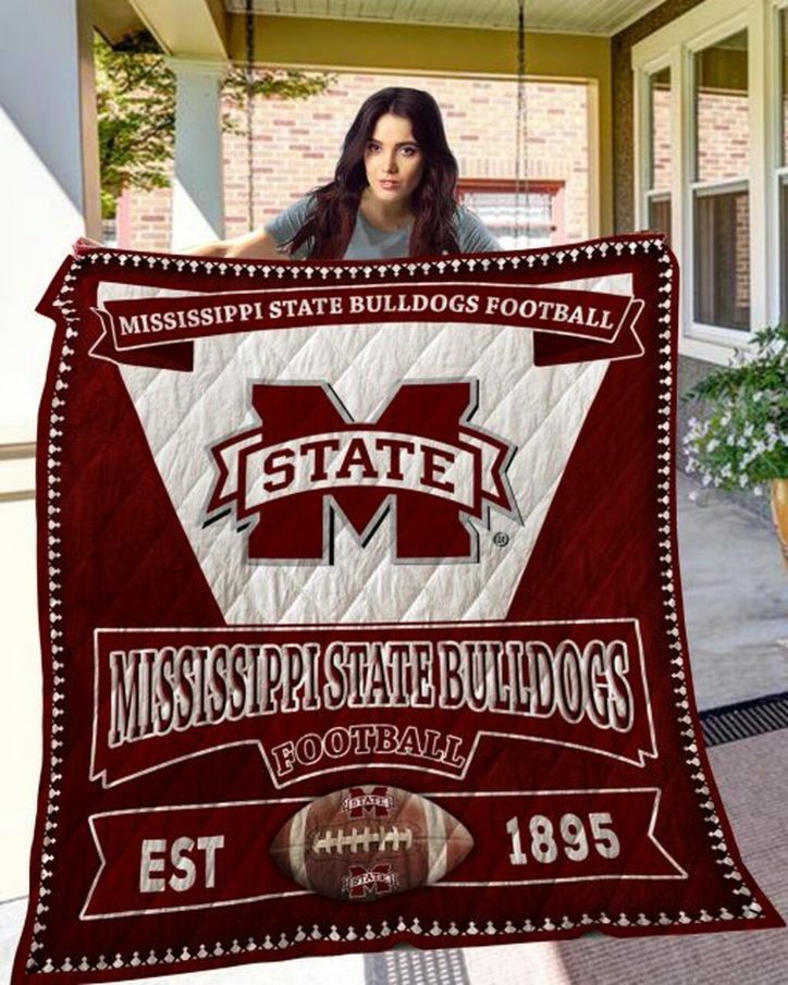 1895 Ncaa Mississippi State Bulldogs Collection Quilt Blanket