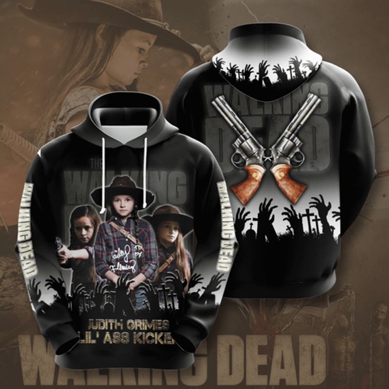 Judith Grimes And The Walking Dead 3d Hoodie