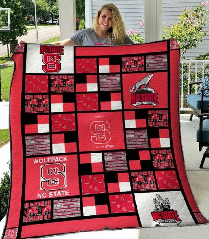 The Wolfpack Ncaa N.C. State Wolfpack Collection Combined  Quilt Blanket