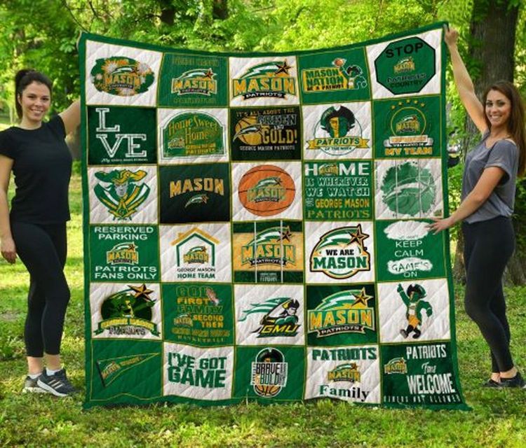 Welcome Ncaa George Mason Patriots Collection Combined  Quilt Blanket