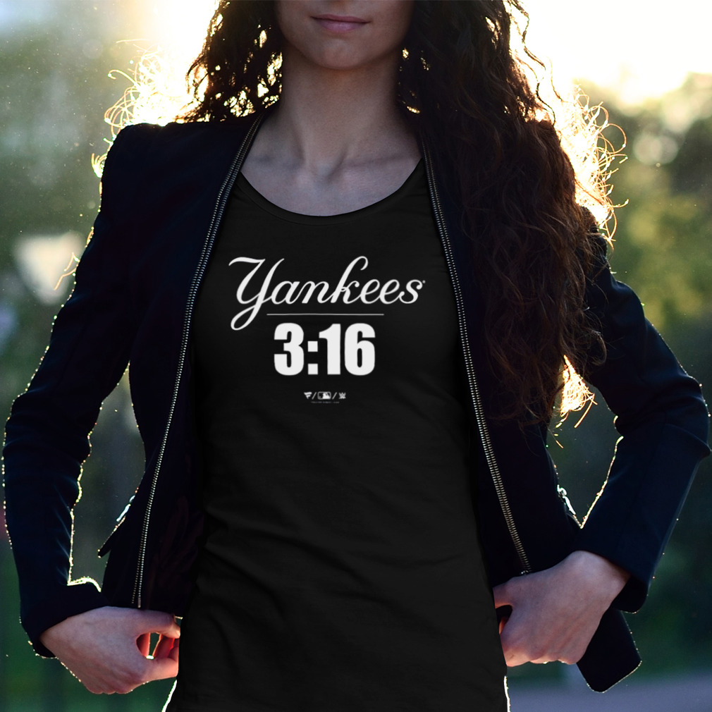 Men's Fanatics Branded Stone Cold Steve Austin Navy New York Yankees 3:16  T-Shirt