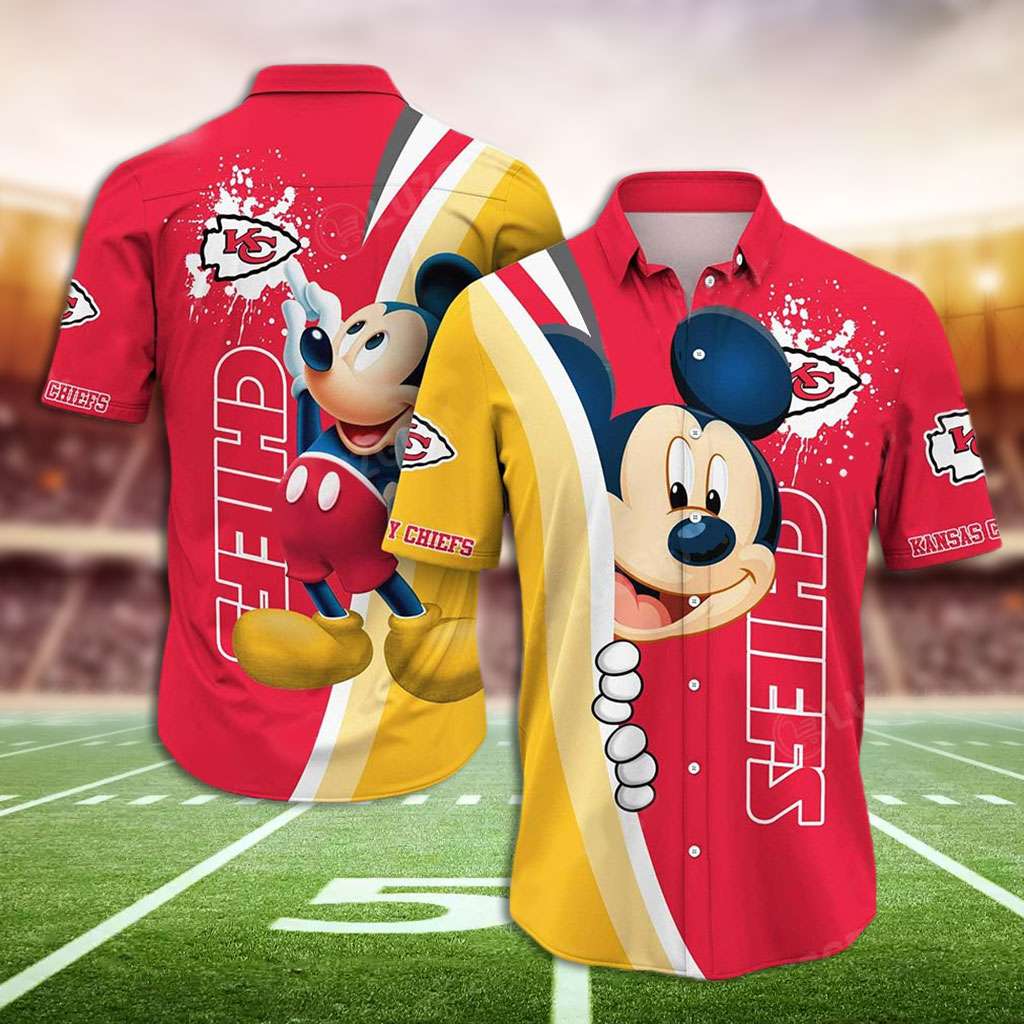 Kansas City Chiefs Mickey Hawaiian Shirt