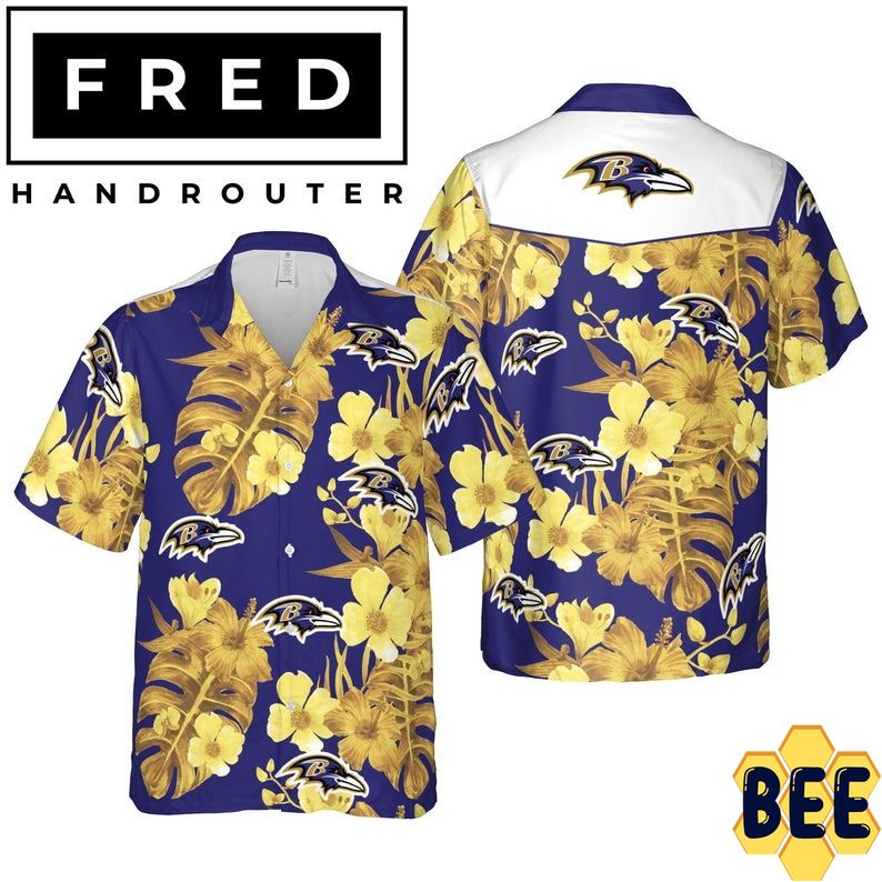 Art Baltimore Ravens Nfl Trending Hawaiian Shirt-1