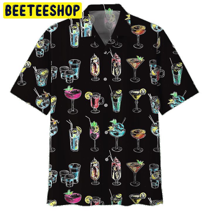 Art Cocktail Trending Hawaiian Shirt-1