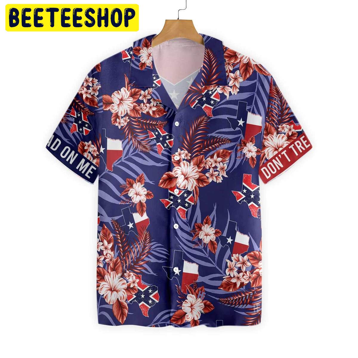 Art Dont Tread On Me Texas Trending Hawaiian Shirt-1