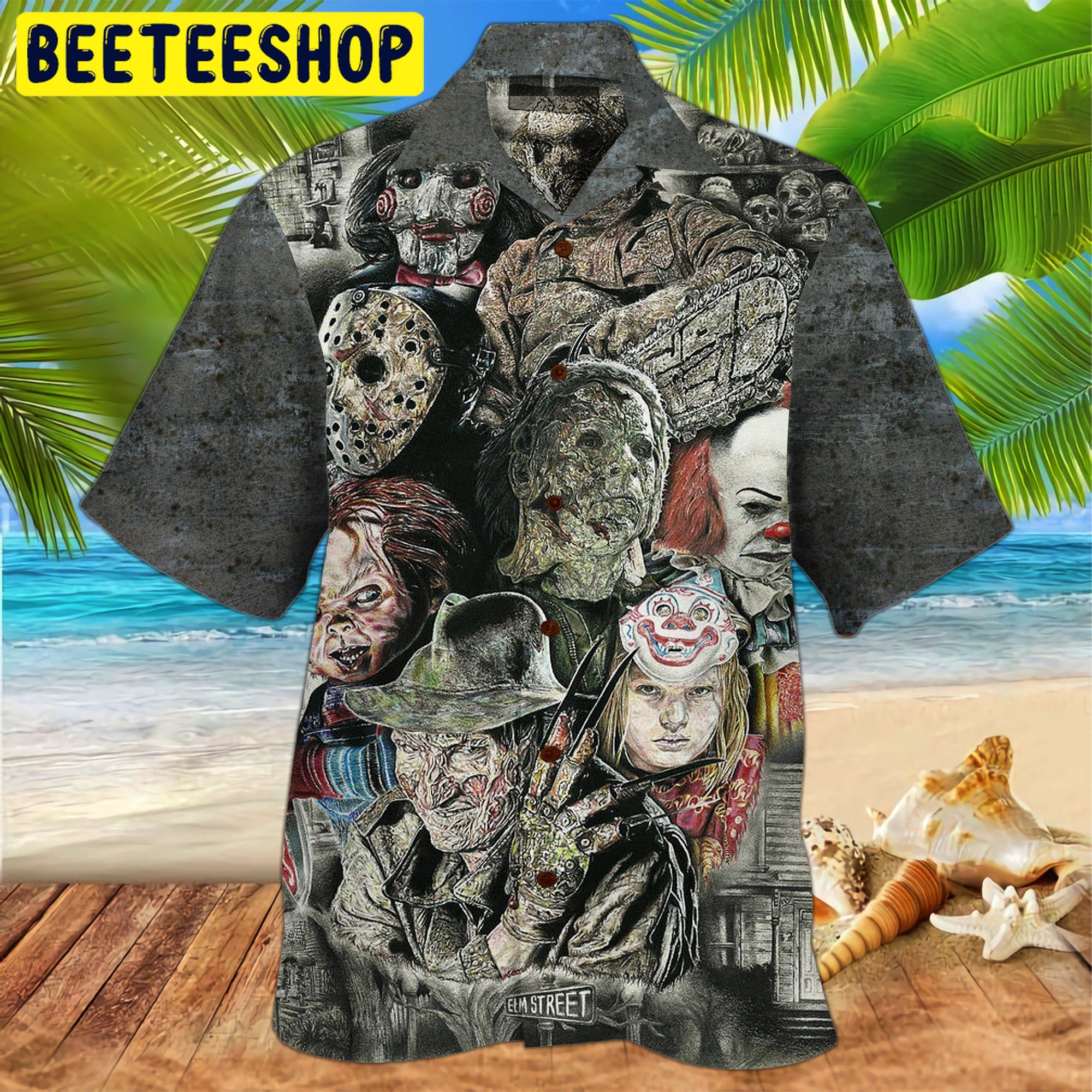 Art Horror Trending Hawaiian Shirt-1