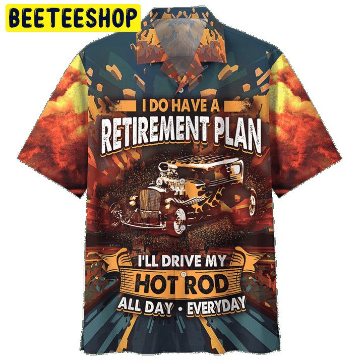 Art Hot Rod Trending Hawaiian Shirt-1