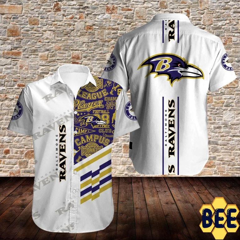 Art Nfl Baltimore Ravens Trending Hawaiian Shirt-1