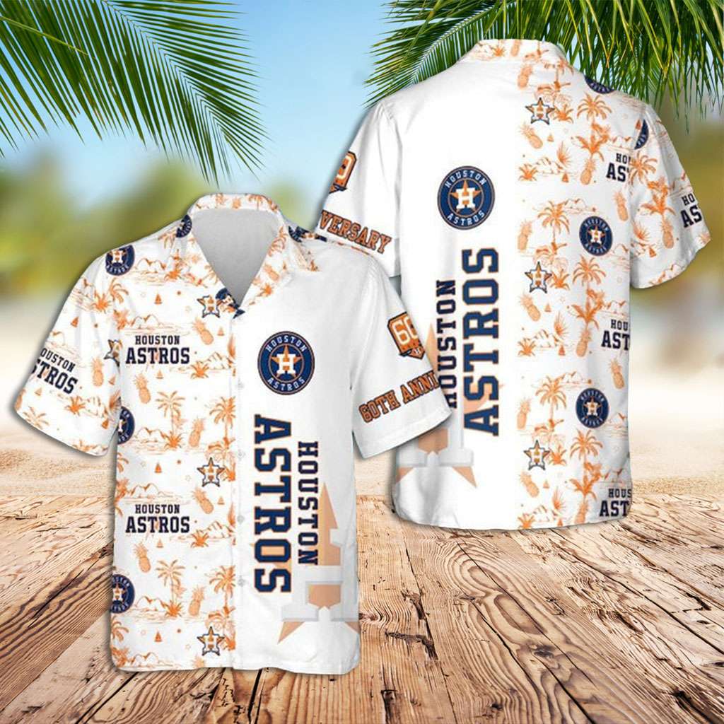 Astros Hawaiian Shirt Houston Astros 60th Year Hawaiian Shirt