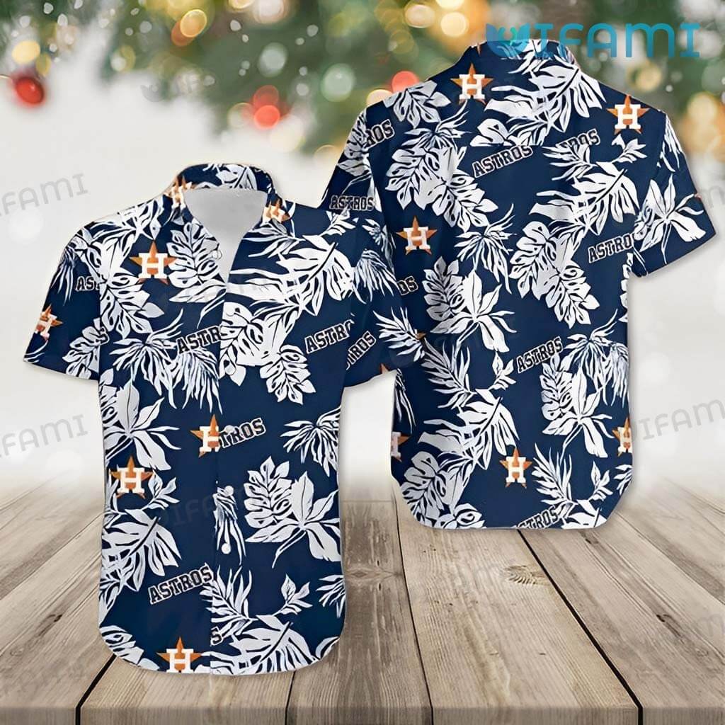 Astros Tropical Shirt Monstera Deliciosa Leaf Houston Astros Gift