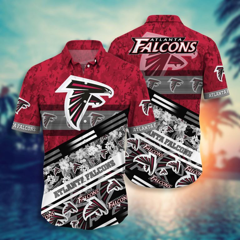 Atlanta Falcons Nfl Hawaiian Aloha Shirt For Fans-1