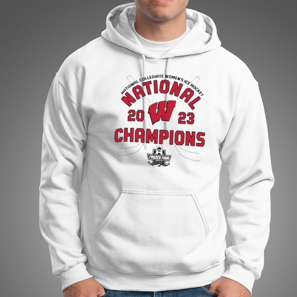 Champion White Wisconsin Badgers 2023 NCAA Women's Ice Hockey National  Champions Locker Room T-Shirt