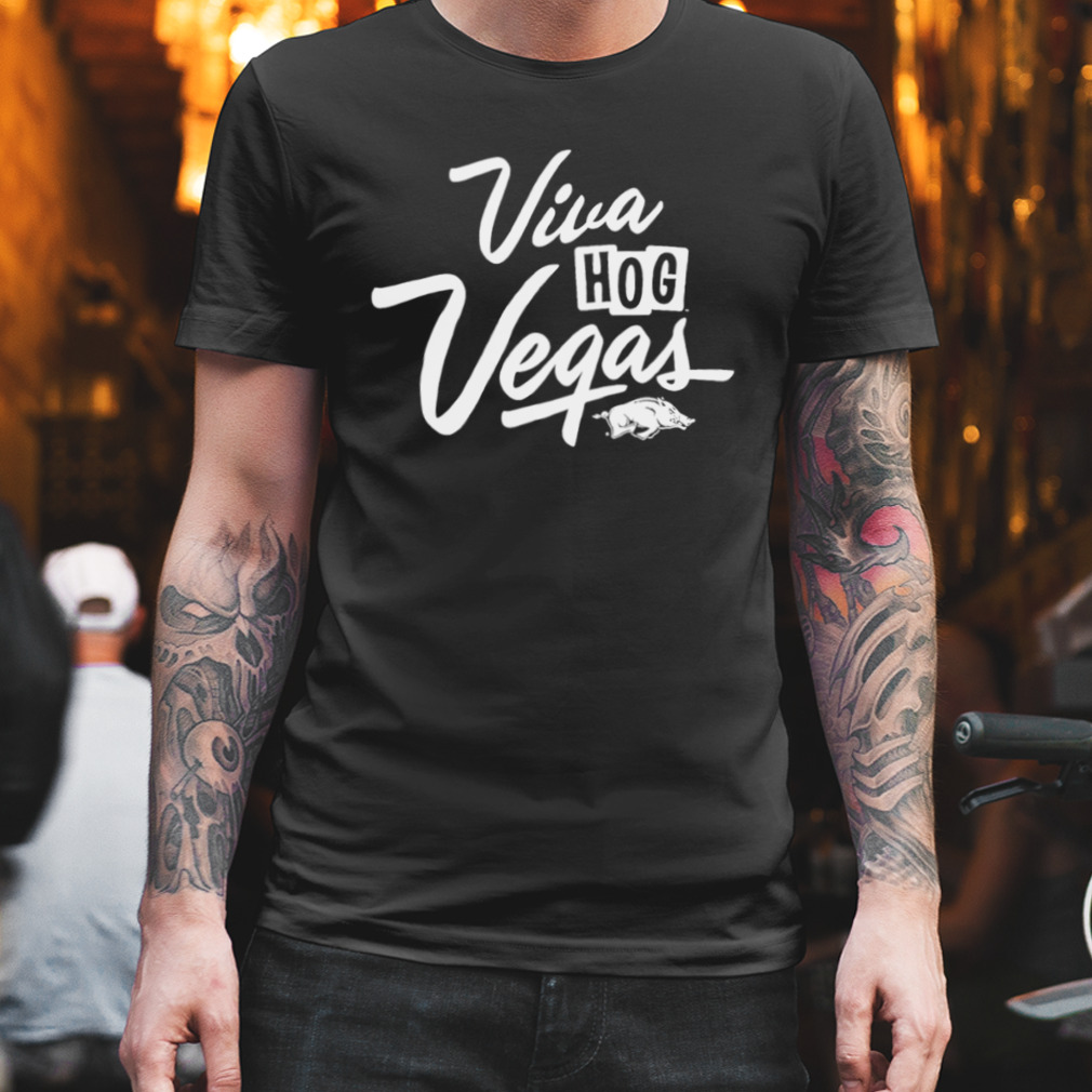 Arkansas Viva vegas hogs shirt