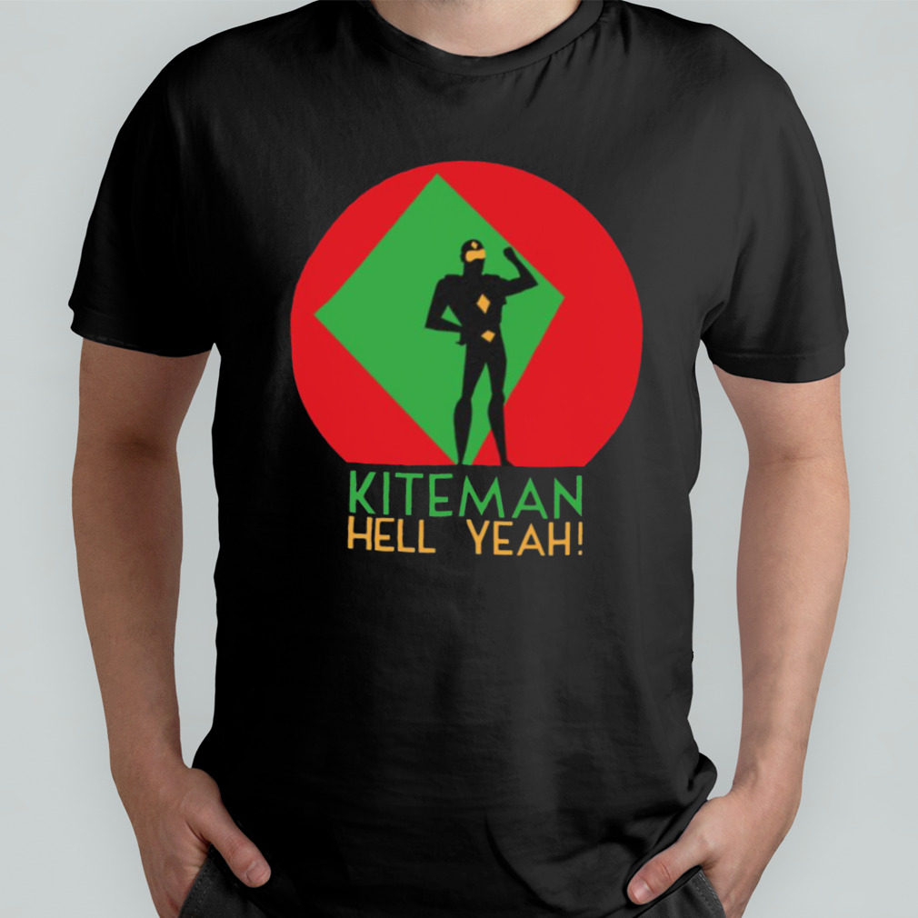 Makkelijk in de omgang Versterken aan de andere kant, Kiteman Hell Yeah Dc Comic shirt