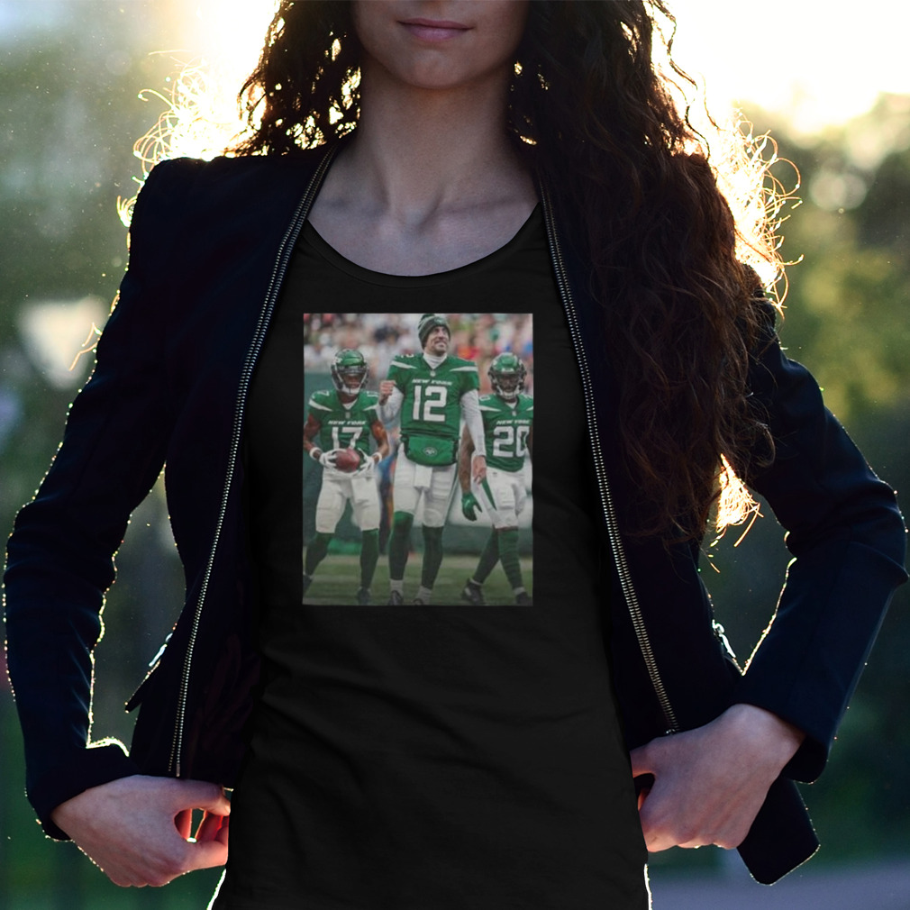 Aaron Rodgers Garrett Wilson Breece Hall NY Jets Shirt - YesItCustom