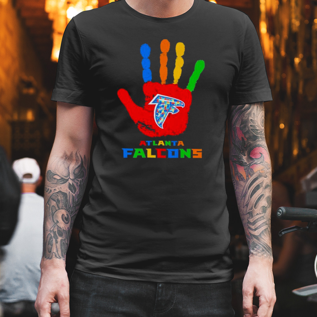 Atlanta Falcons Hand Autism 2023 NFL shirt