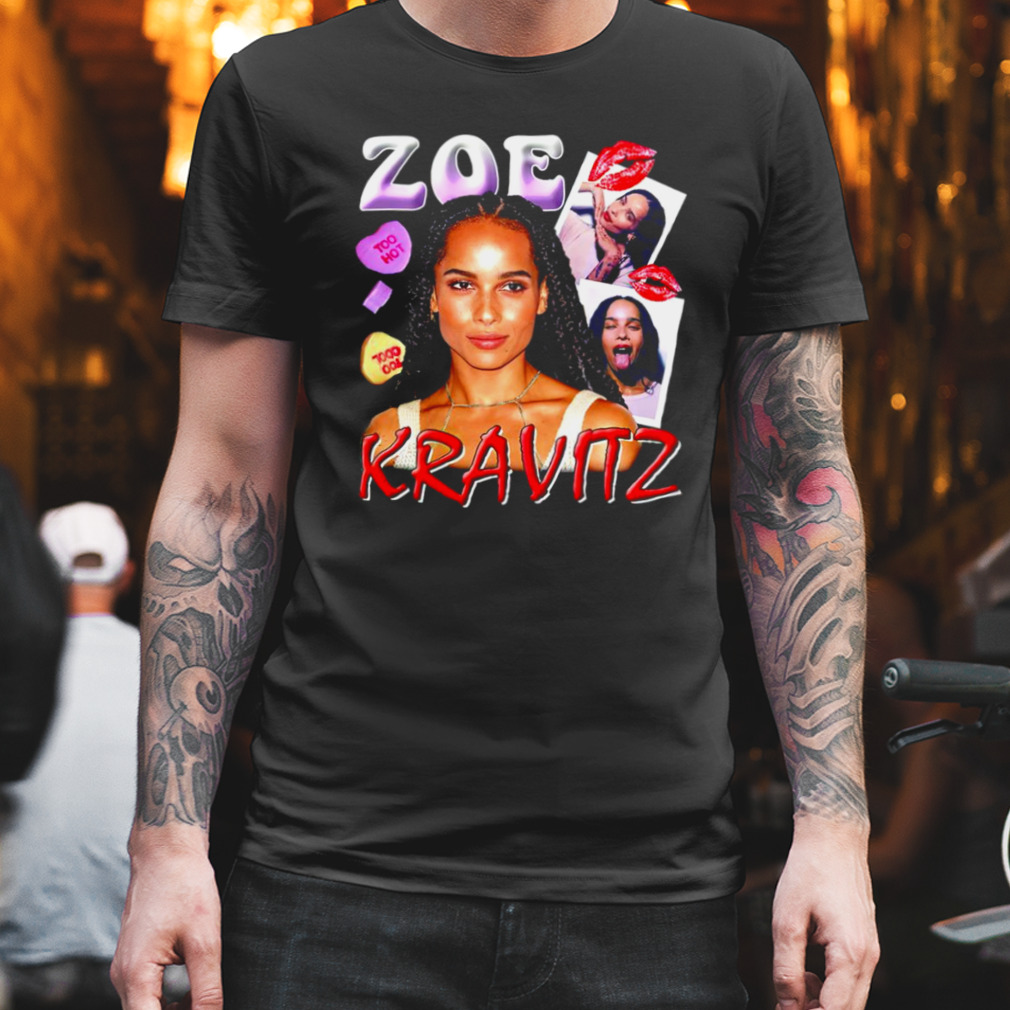Zoe Kravitz love shirt