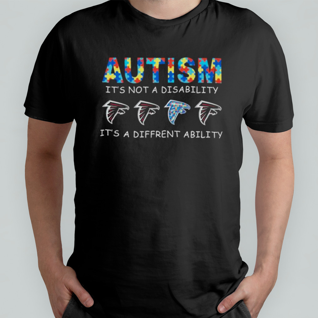 Atlanta Falcons Autism It’s Not A Disability It’s A Different Ability shirt