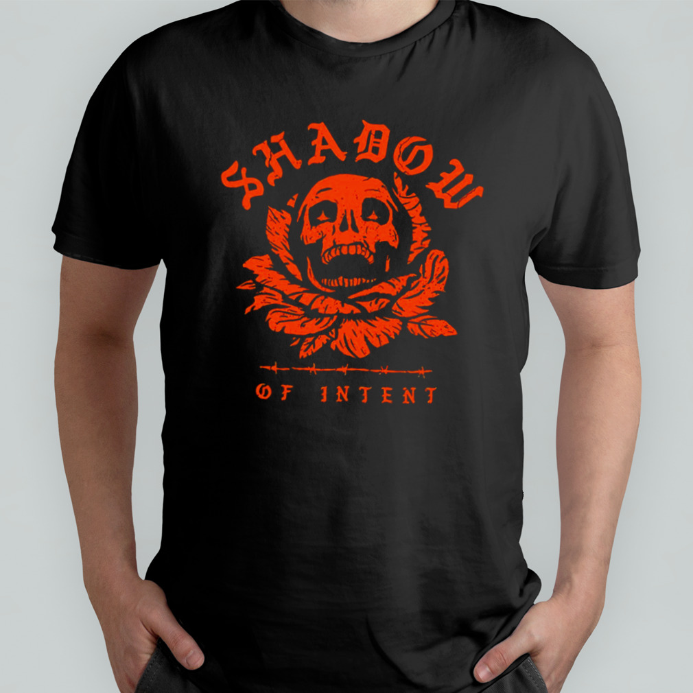 Cropped Shadow Of Intent Skull shirt