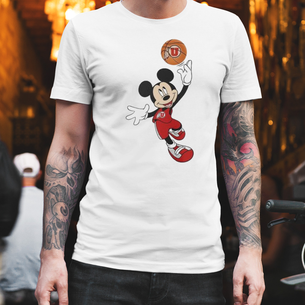 Utah Utes Mickey Basketball 2023 NCAA March Madness Shirt