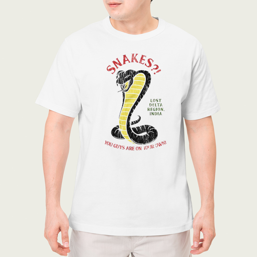 Snakes you guys are on your own shirt
