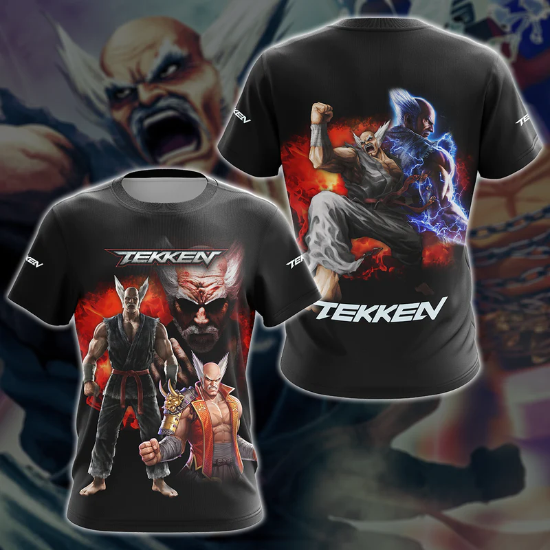 Tekken Heihachi Mishima Video Game 3D All Over Print T-shirt