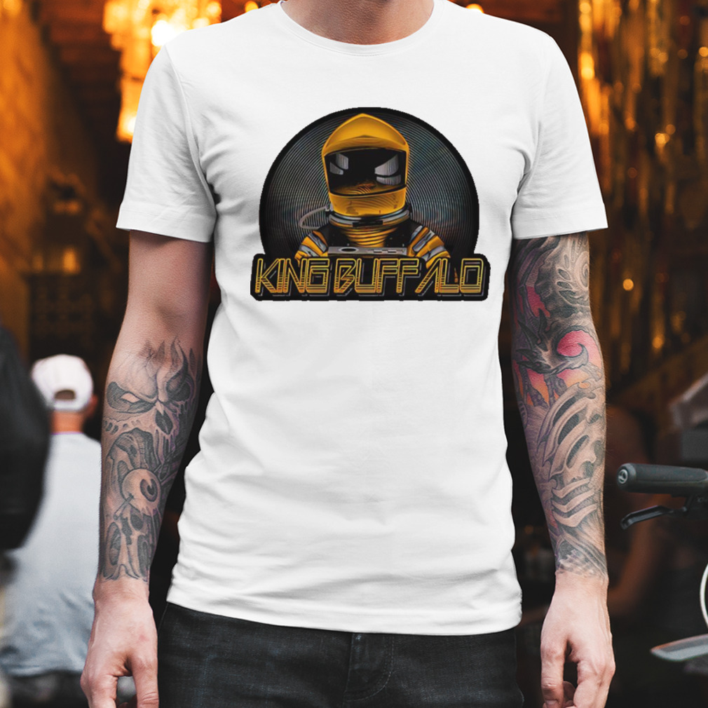 Yellow Helm Space Man King Buffalo shirt