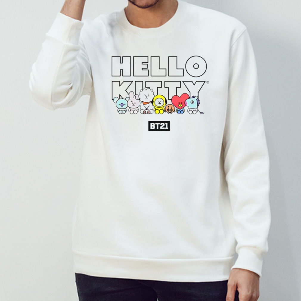 Shop BTS BT21 x Hello Kitty Collaboration Hoodie