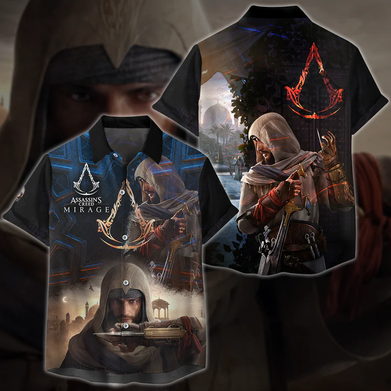Assassin's Creed Mirage Video Game 3D All Over Print Hawaiian Shirt