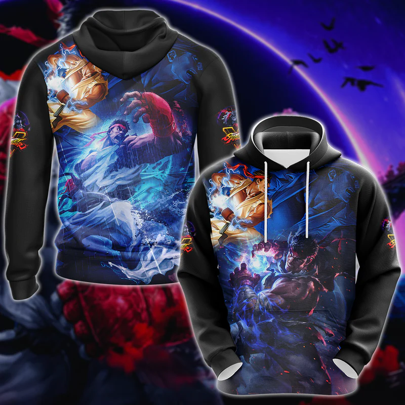 Street Fighter 5 Video Game 3D All Over Print Hoodie
