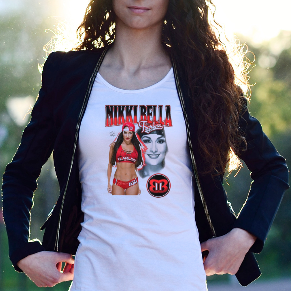 wwe nikkI bella fearless nikkI full body vintage portrait shirt