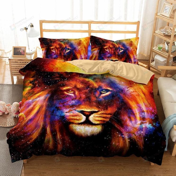 Art Lion Patterndouble Customize 3D Bedding Set