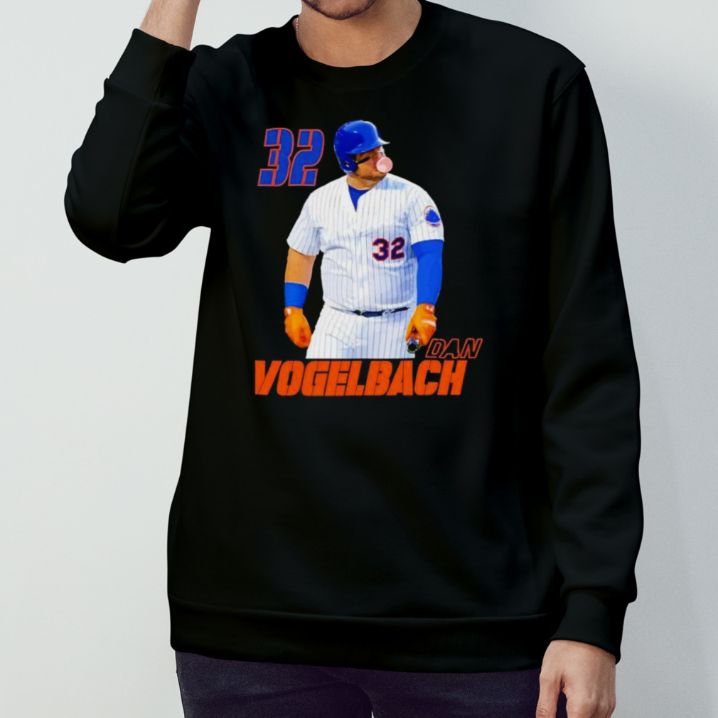 Daniel Vogelbach 32 New York Mets Blowing Gum T-shirt