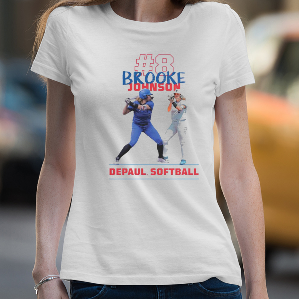 Brooke Johnson Depaul Softball shirt