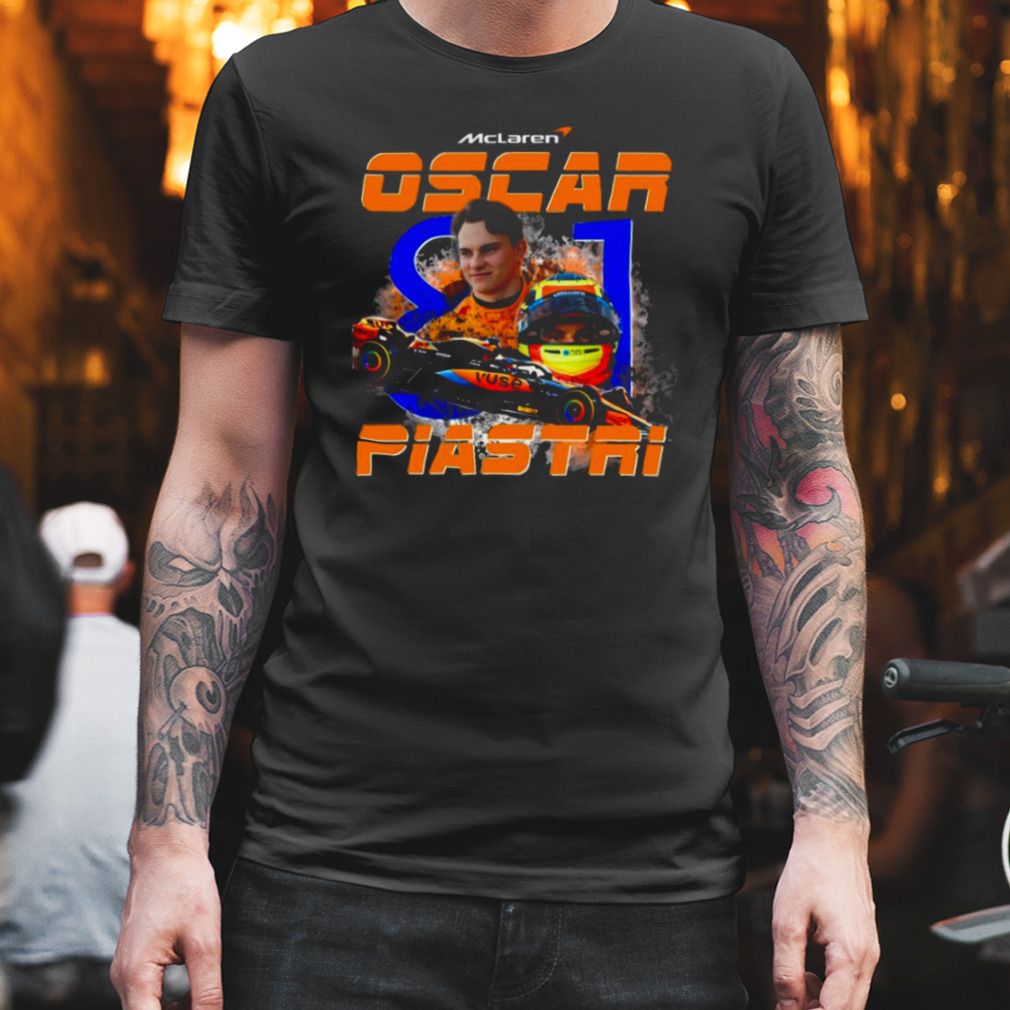 Oscar Piastri Formula One F1 Driver 2023 Fan Art shirt