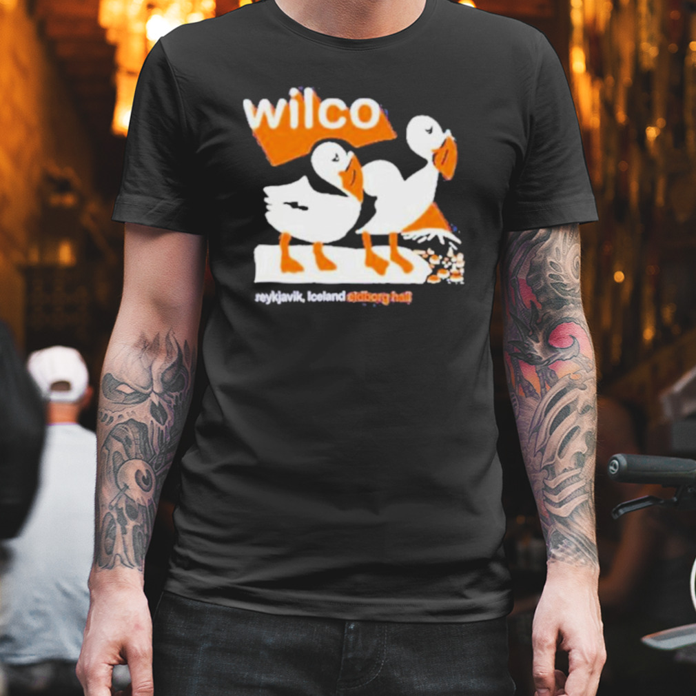 Wilco Iceland Puffins 2023 Show shirt